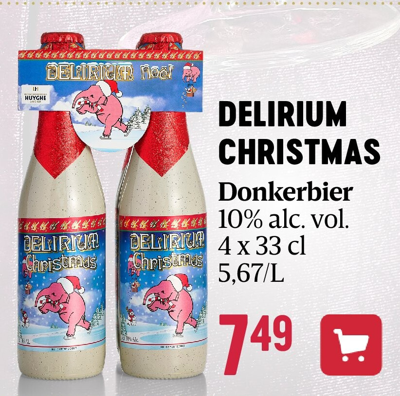 DELIRIUM CHRISTMAS Donkerbier