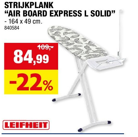 STRIJKPLANK “AIR BOARD EXPRESS L SOLID”