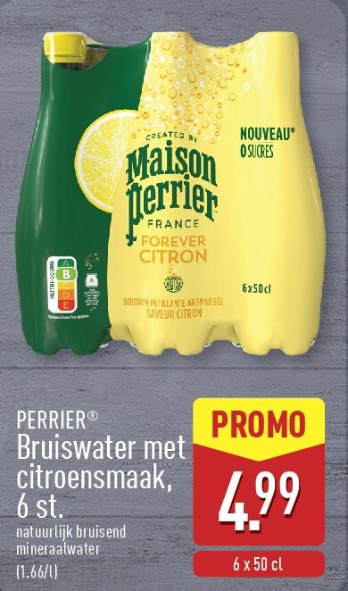 Bruiswater met citroensmaak, 6st.