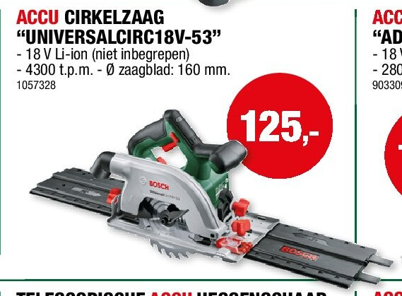 ACCU CIRKELZAAG “UNIVERSALCIRC18V-53”
