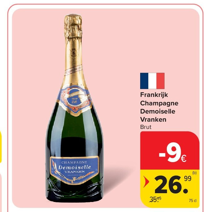 Frankrijk Champagne Demoiselle Vranken