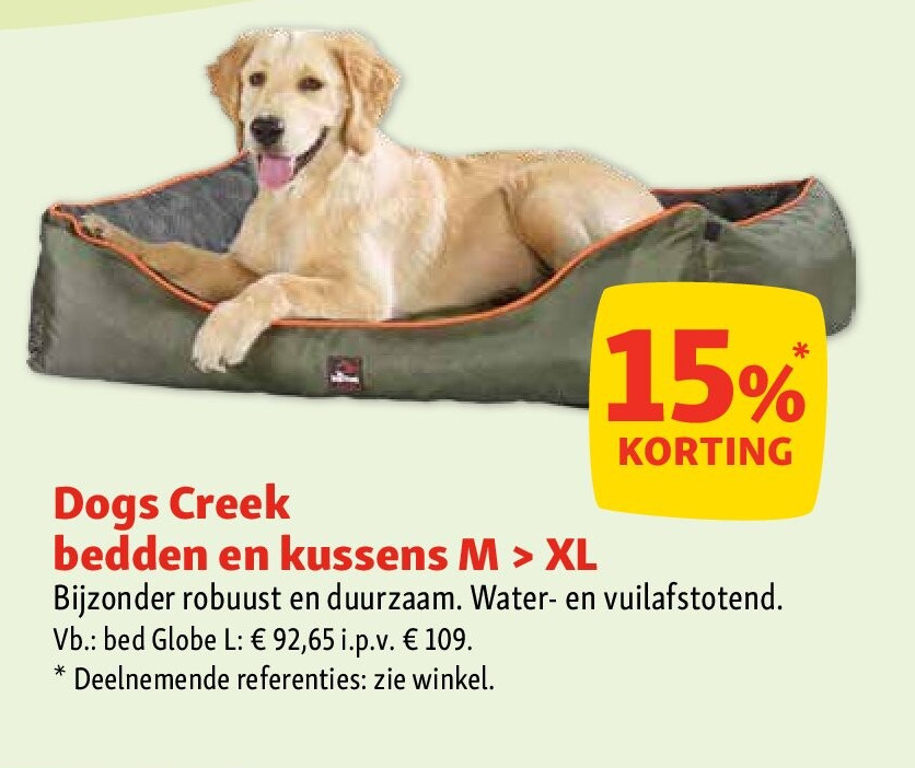 Dogs Creek bedden en kussens M > XL
