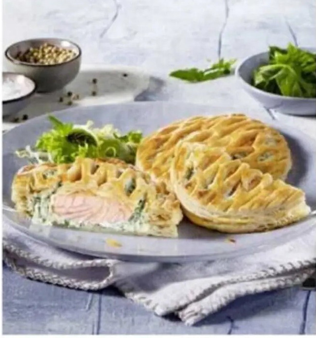 11625 Zalmfilet in bladerdeeg