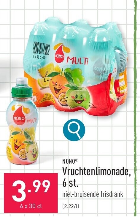 Vruchtenlimonade, 6 st.