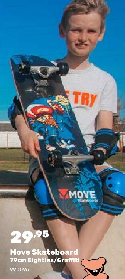 Move Skateboard 79cm Eighties/Graffiti