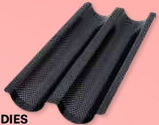 Bakplaat BREAD BUDDIES carbonstaal 37.5 x 16.3 x 3 cm