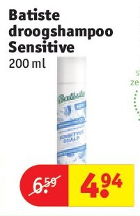 Batiste droogshampoo Sensitive