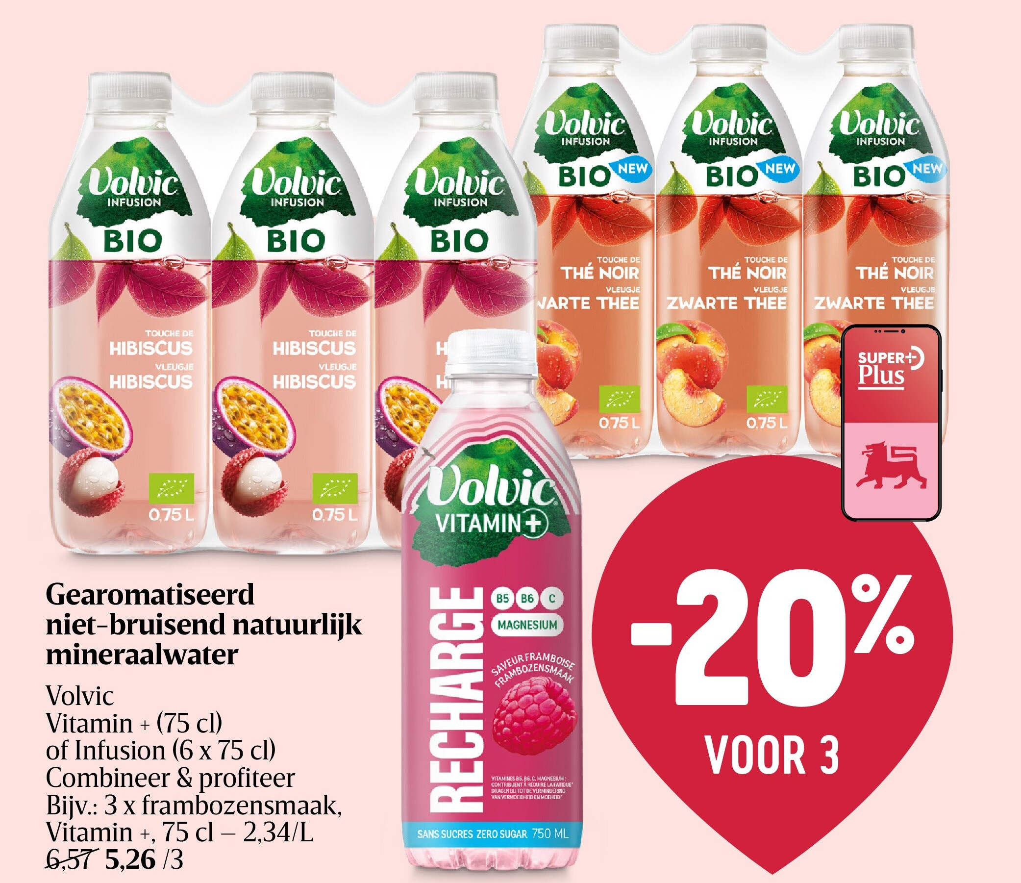 Gearomatiseerd niet-bruisend natuurlijk mineraalwater
