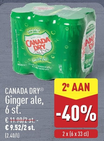 Ginger ale, 6st.