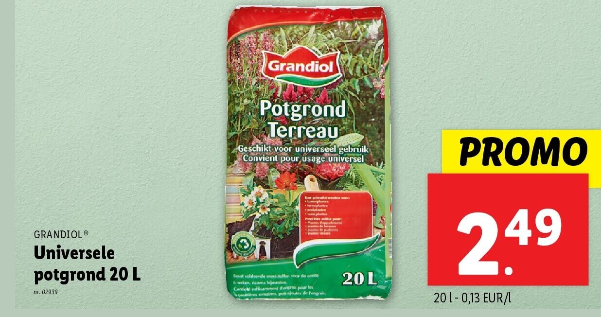 Universele potgrond 20 L