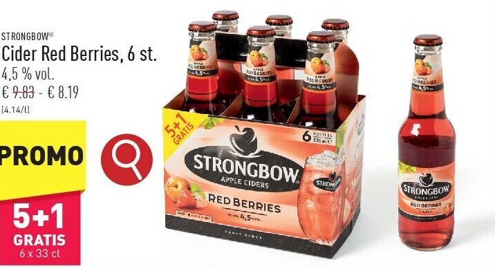 Cider Red Berries, 6 st.