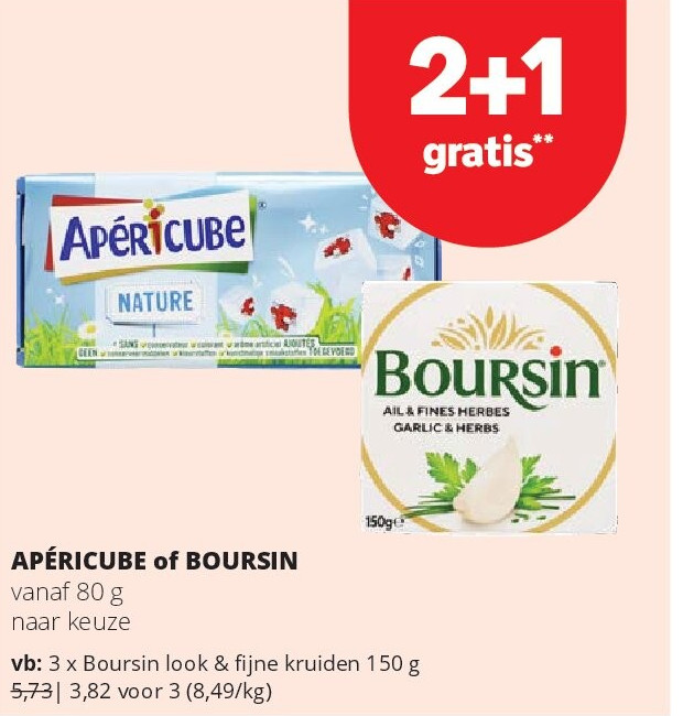 Boursin look & fijne kruiden 150 g
