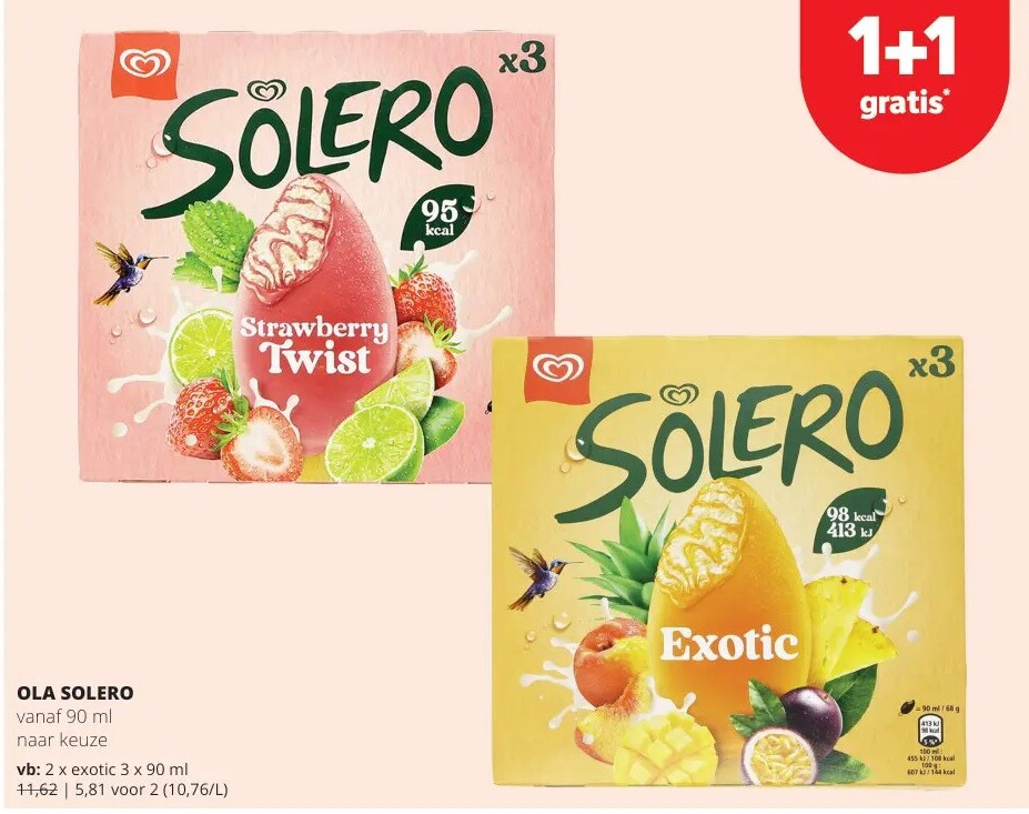 OLA SOLERO exotic 3 x 90 ml