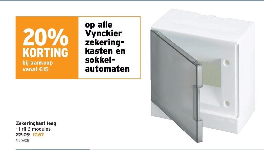Zekeringkast leeg