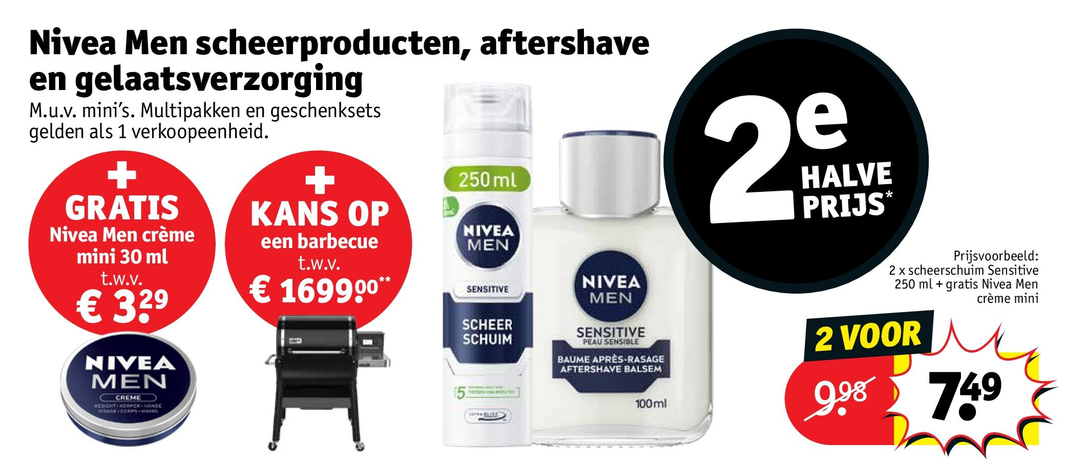 Nivea Men scheerproducten, aftershave en gelaatsverzorging