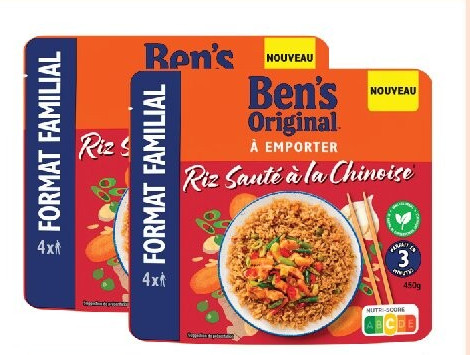 Riz micro ondable sauté à la chinoise Ben's Original