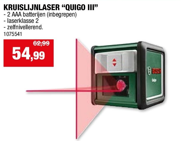 KRUISLIJNLASER “QUIGO III”