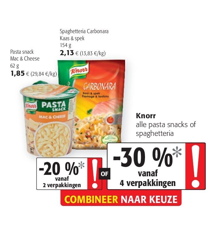 Knorr Spagheetteria Carbonara Kaas & spek