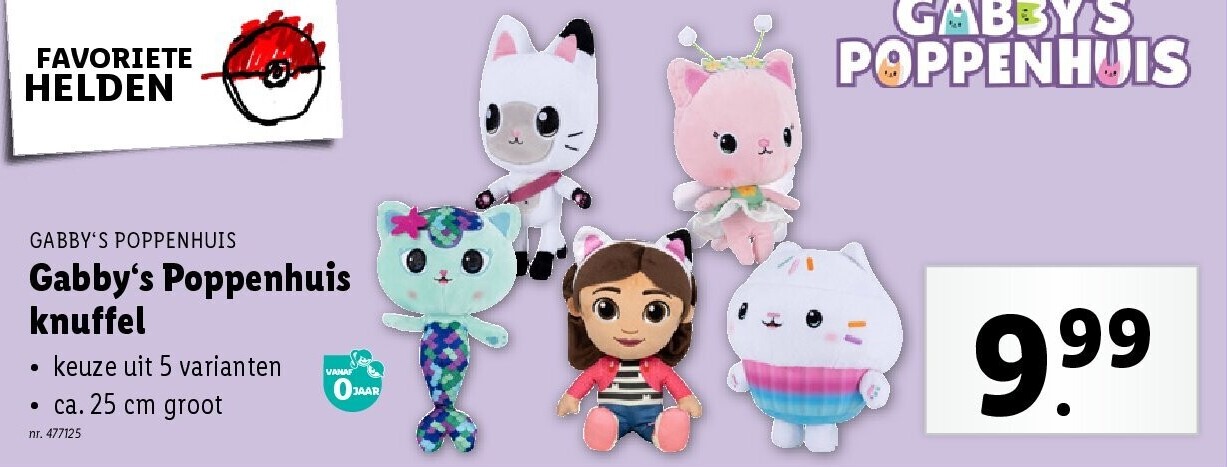 Gabby‘s Poppenhuis knuffel