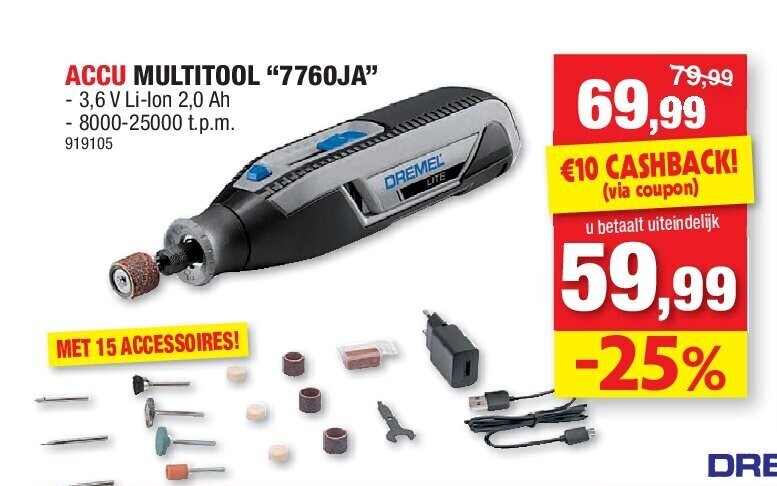 ACCU MULTITOOL “7760JA”