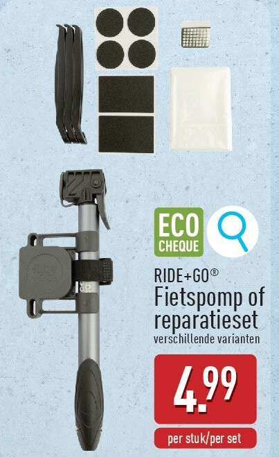 Fietspomp of reparatieset