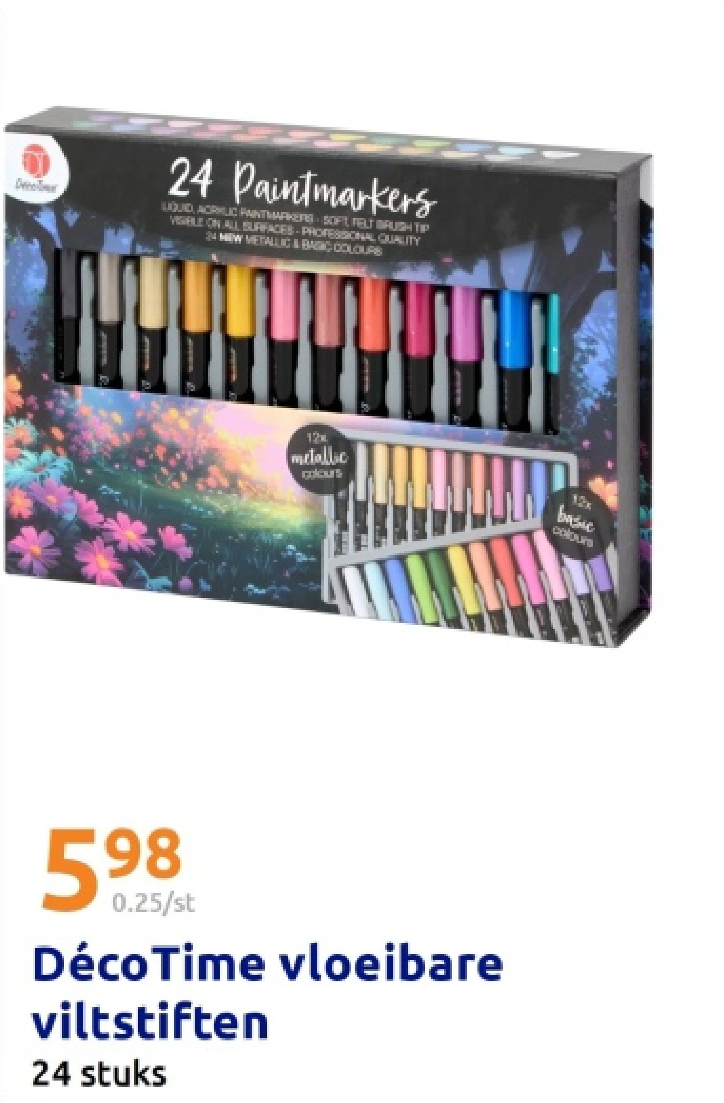 Déco Time vloeibare viltstiften