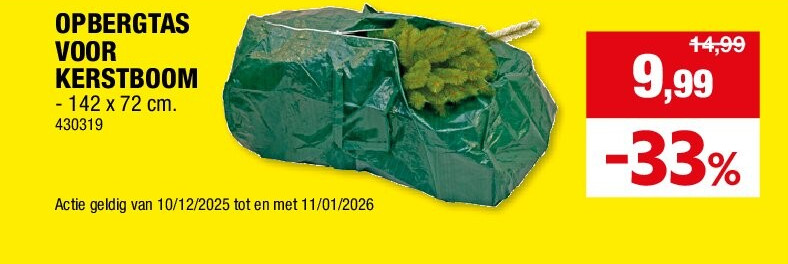OPBERGTAS VOOR KERSTBOOM