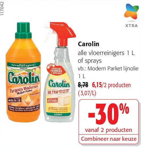 Carolin alle vloerreinigers 1 L