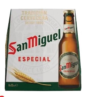 Bière blonde San Miguel