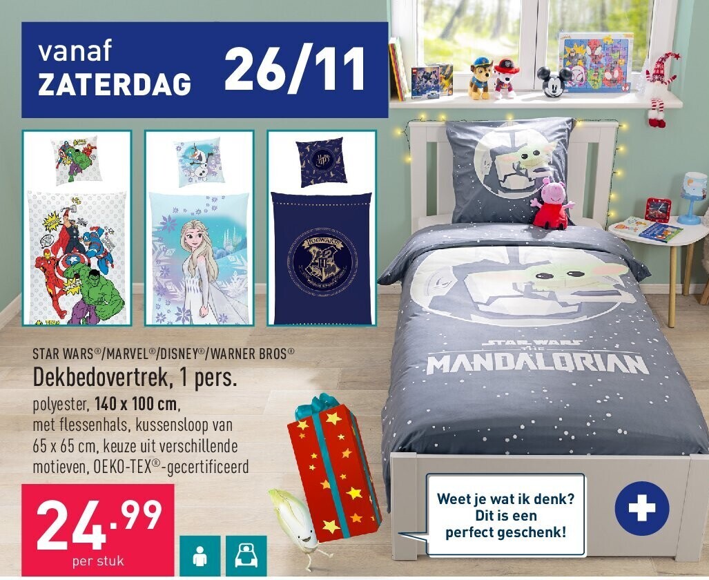 Dekbedovertrek, 1 pers.