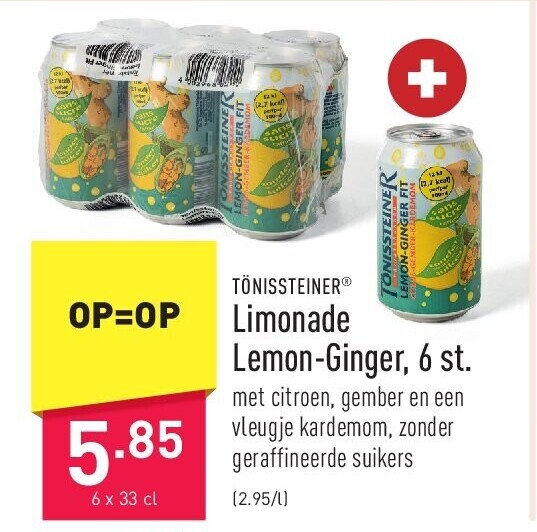 Limonade Lemon-Ginger, 6 st.