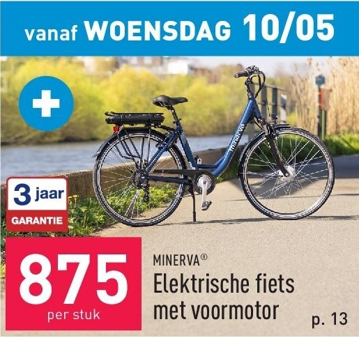 Elektrische fiets met voormotor