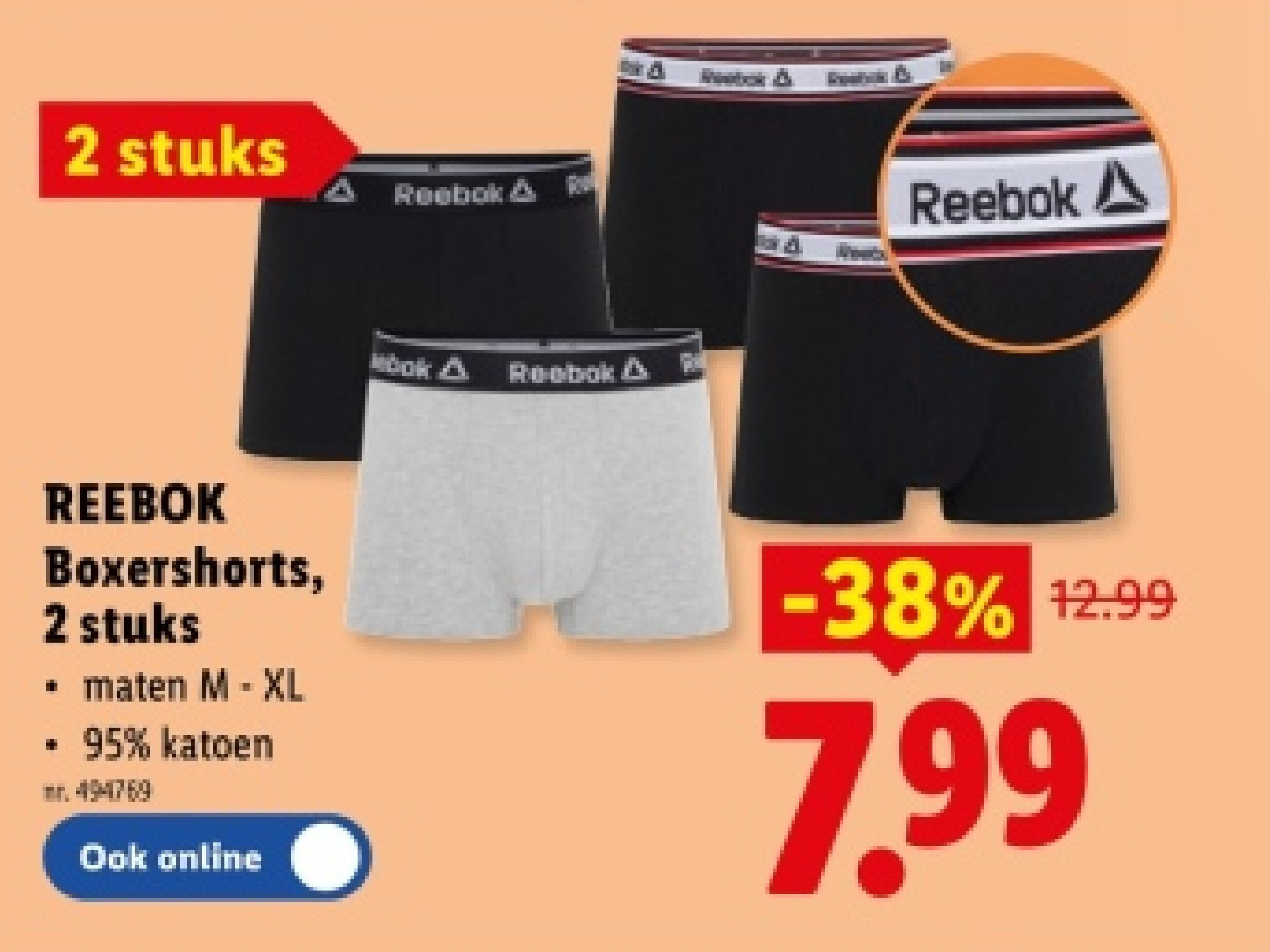 Boxershorts, 2 stuks