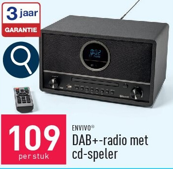 DAB+-radio met cd-speler