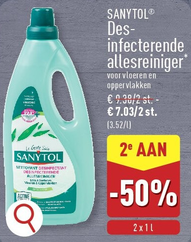 Des infecterende allesreiniger