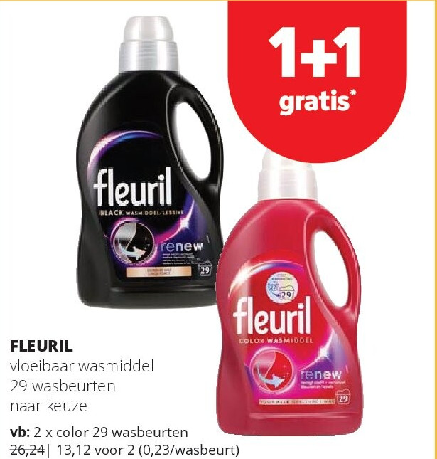 FLEURIL color 29 wasbeurten