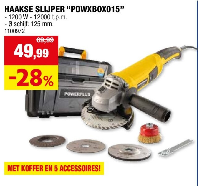 HAAKSE SLIJPER “POWXBOX015”