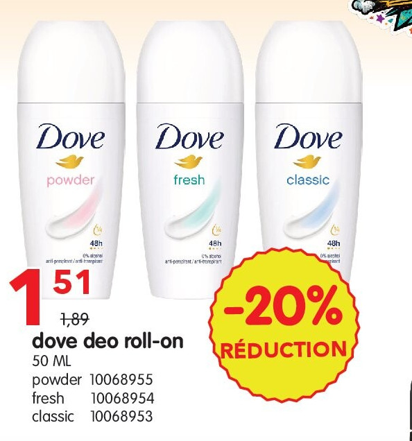 dove deo roll-on