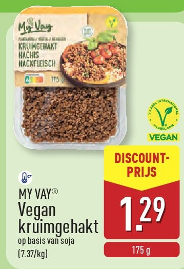 Vegan kruimgehakt