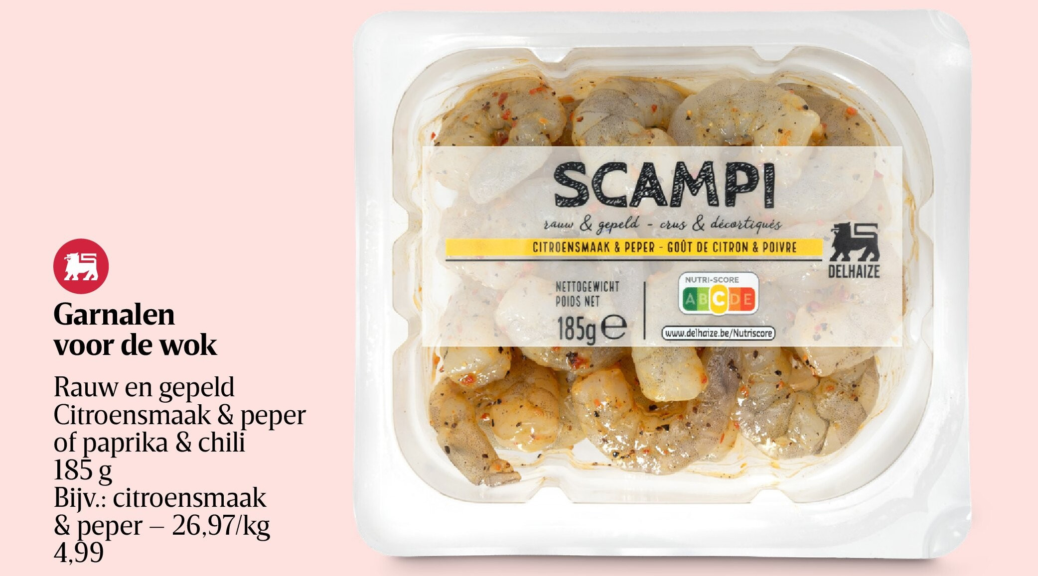 Garnalen voor de wok