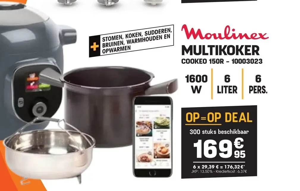 MULTIKOKER COOKEO 150R