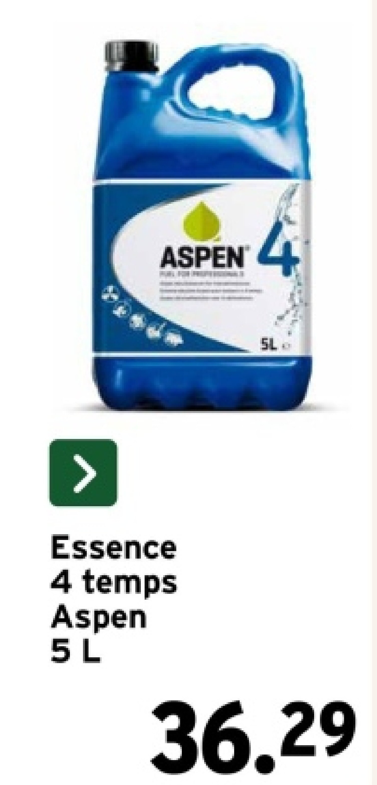 Essence 4 temps Aspen 5 L