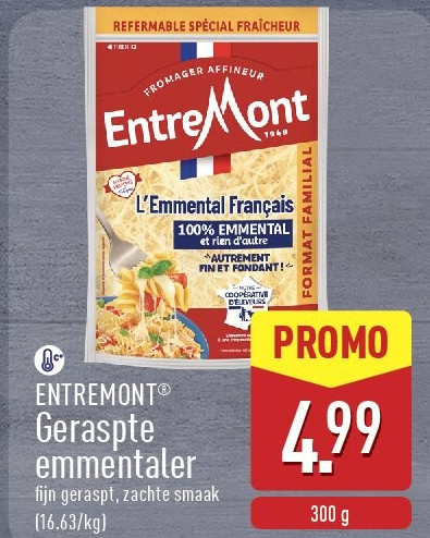 Geraspte emmentaler