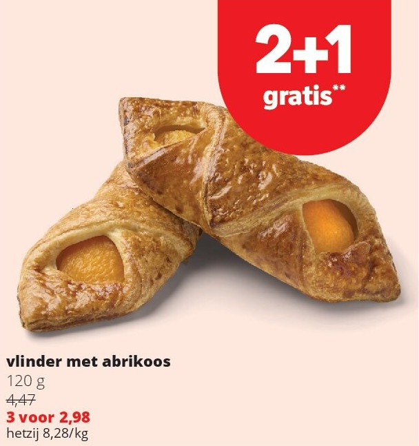 vlinder met abrikoos