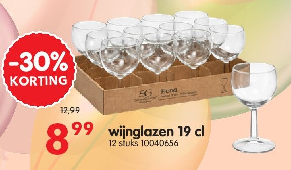 wijnglazen 19 cl