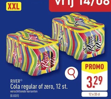 Cola regular of zero, 12 st.