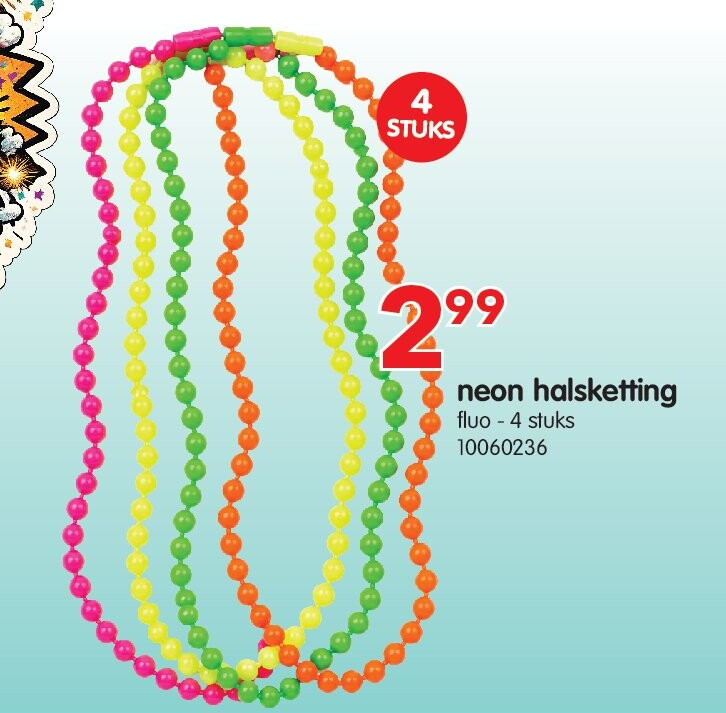 neon halsketting