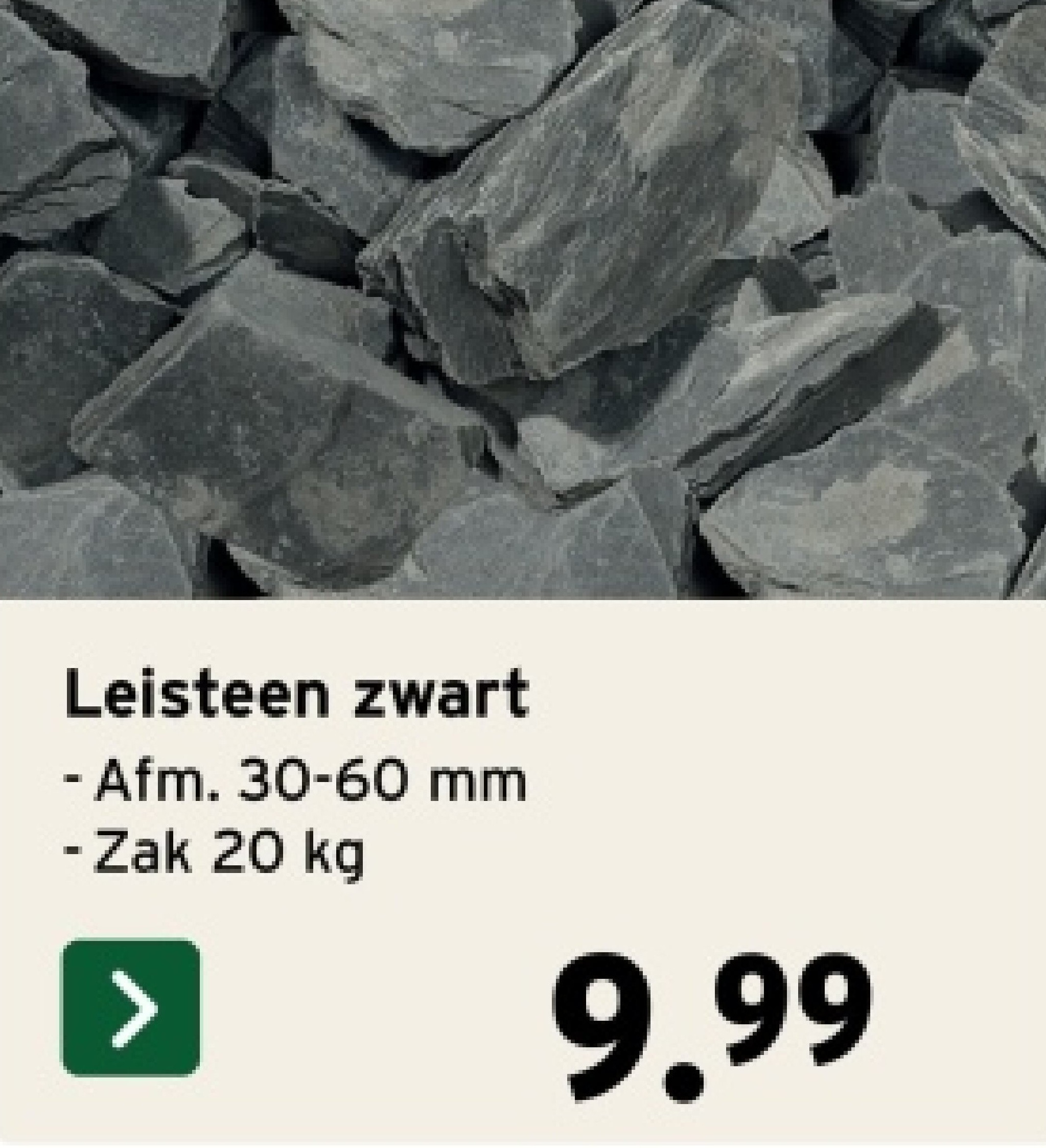Leisteen zwart