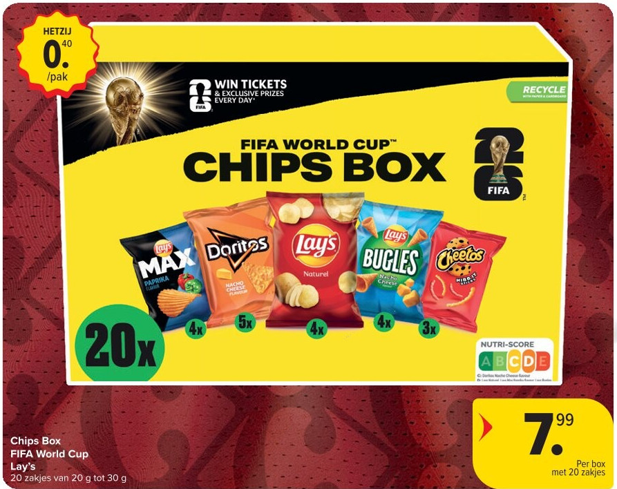 Chips Box FIFA World Cup Lay’s