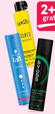 Syoss, Taft en got2b styling